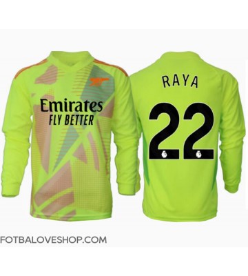 Arsenal David Raya #22 Brankářské Domácí Dres 2024-25 Dlouhý Rukáv
