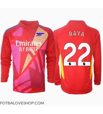 Arsenal David Raya #22 Brankářské Venkovní Dres 2024-25 Dlouhý Rukáv
