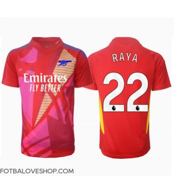Arsenal David Raya #22 Brankářské Venkovní Dres 2024-25 Krátký Rukáv