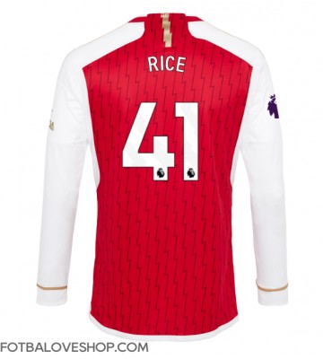 Arsenal Declan Rice #41 Domácí Dres 2023-24 Dlouhý Rukáv