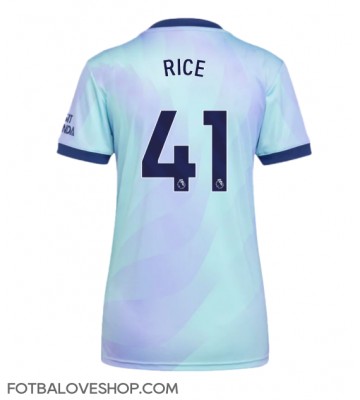 Arsenal Declan Rice #41 Dámské Alternativní Dres 2024-25 Krátký Rukáv