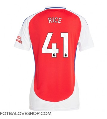 Arsenal Declan Rice #41 Dámské Domácí Dres 2024-25 Krátký Rukáv