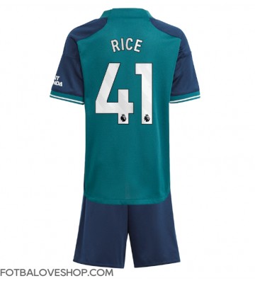 Arsenal Declan Rice #41 Dětské Alternativní Dres 2023-24 Krátký Rukáv (+ trenýrky)
