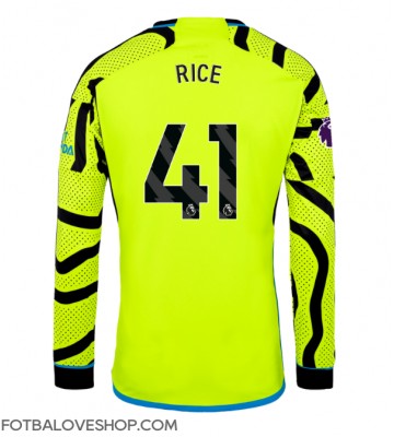 Arsenal Declan Rice #41 Venkovní Dres 2023-24 Dlouhý Rukáv