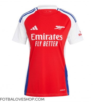 Arsenal Dámské Domácí Dres 2024-25 Krátký Rukáv