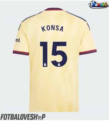 Arsenal Ezri Konsa #15 Alternativní Dres 2026-27 Krátký Rukáv