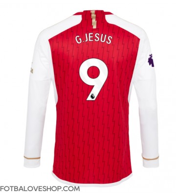 Arsenal Gabriel Jesus #9 Domácí Dres 2023-24 Dlouhý Rukáv