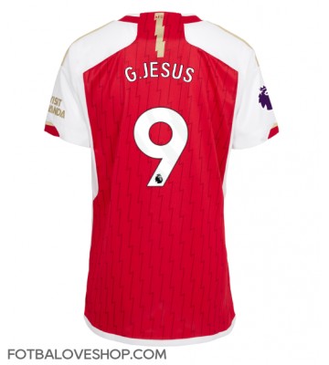 Arsenal Gabriel Jesus #9 Dámské Domácí Dres 2023-24 Krátký Rukáv