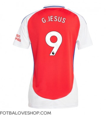 Arsenal Gabriel Jesus #9 Dámské Domácí Dres 2024-25 Krátký Rukáv