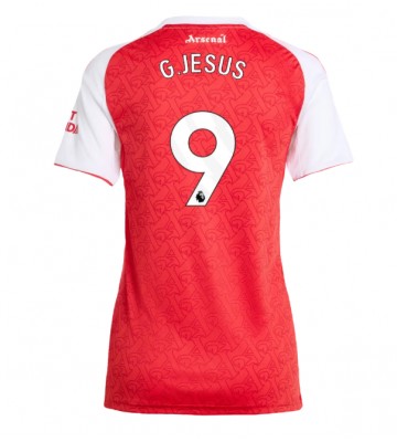 Arsenal Gabriel Jesus #9 Dámské Domácí Dres 2025-26 Krátký Rukáv