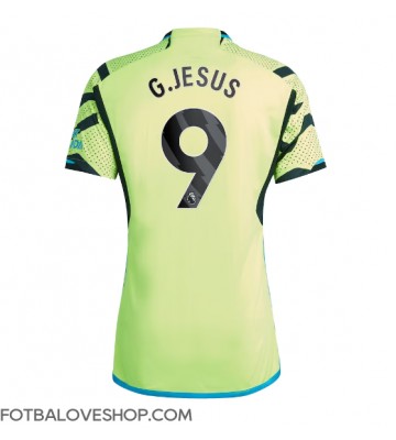 Arsenal Gabriel Jesus #9 Venkovní Dres 2023-24 Krátký Rukáv