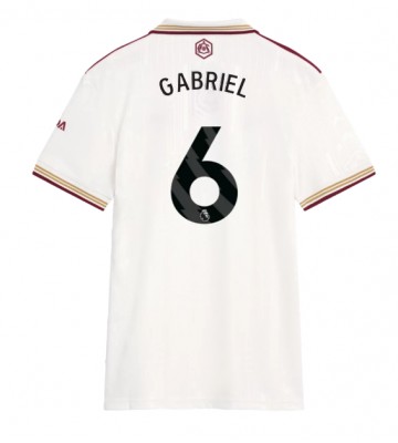 Arsenal Gabriel Magalhaes #6 Dámské Alternativní Dres 2025-26 Krátký Rukáv Arsenal Gabriel Magalhaes #6 Dámské Alternativní Dres 2025-26 Krátký Rukáv