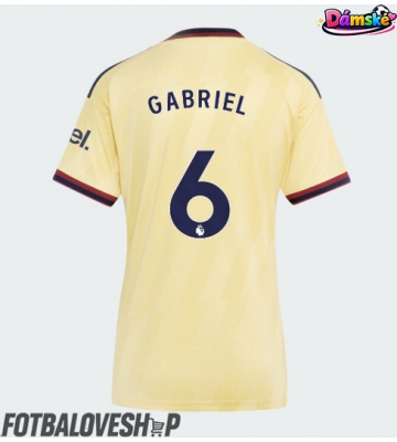 Arsenal Gabriel Magalhaes #6 Dámské Alternativní Dres 2026-27 Krátký Rukáv