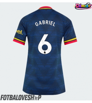 Arsenal Gabriel Magalhaes #6 Dámské Venkovní Dres 2026-27 Krátký Rukáv