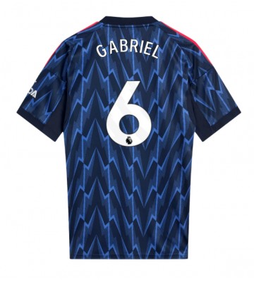 Arsenal Gabriel Magalhaes #6 Venkovní Dres 2025-26 Krátký Rukáv Arsenal Gabriel Magalhaes #6 Venkovní Dres 2025-26 Krátký Rukáv