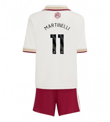 Arsenal Gabriel Martinelli #11 Dětské Alternativní Dres 2025-26 Krátký Rukáv (+ trenýrky)