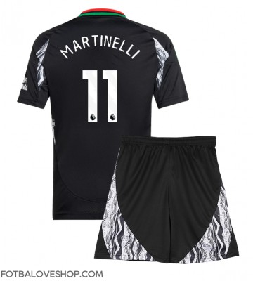 Arsenal Gabriel Martinelli #11 Dětské Venkovní Dres 2024-25 Krátký Rukáv (+ trenýrky)