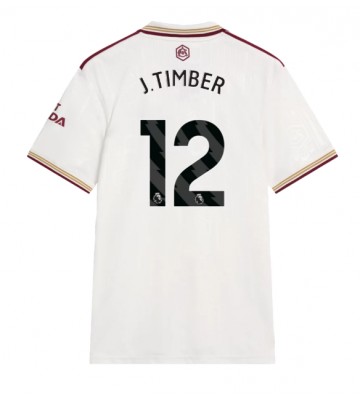 Arsenal Jurrien Timber #12 Alternativní Dres 2025-26 Krátký Rukáv