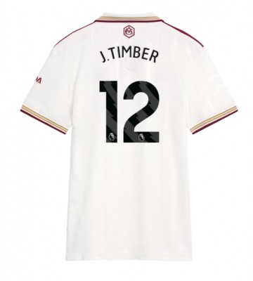 Arsenal Jurrien Timber #12 Dámské Alternativní Dres 2025-26 Krátký Rukáv
