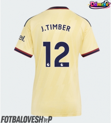 Arsenal Jurrien Timber #12 Dámské Alternativní Dres 2026-27 Krátký Rukáv