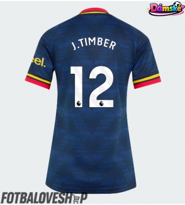 Arsenal Jurrien Timber #12 Dámské Venkovní Dres 2026-27 Krátký Rukáv