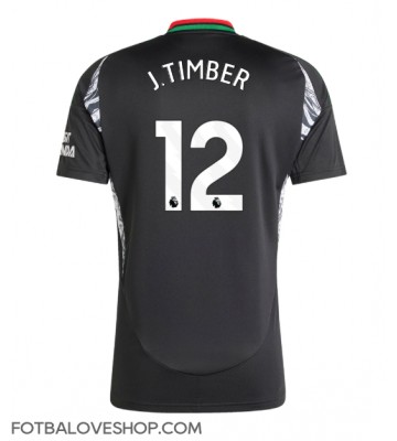 Arsenal Jurrien Timber #12 Venkovní Dres 2024-25 Krátký Rukáv