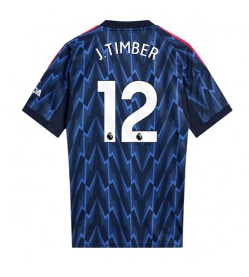 Arsenal Jurrien Timber #12 Venkovní Dres 2025-26 Krátký Rukáv