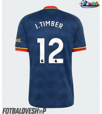 Arsenal Jurrien Timber #12 Venkovní Dres 2026-27 Krátký Rukáv