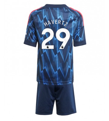 Arsenal Kai Havertz #29 Dětské Venkovní Dres 2025-26 Krátký Rukáv (+ trenýrky)