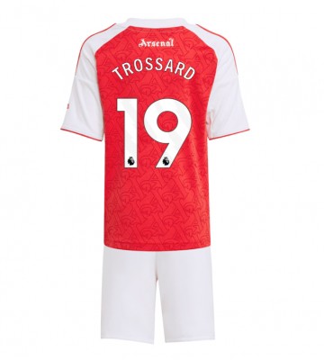 Arsenal Leandro Trossard #19 Dětské Domácí Dres 2025-26 Krátký Rukáv (+ trenýrky)