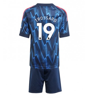 Arsenal Leandro Trossard #19 Dětské Venkovní Dres 2025-26 Krátký Rukáv (+ trenýrky)