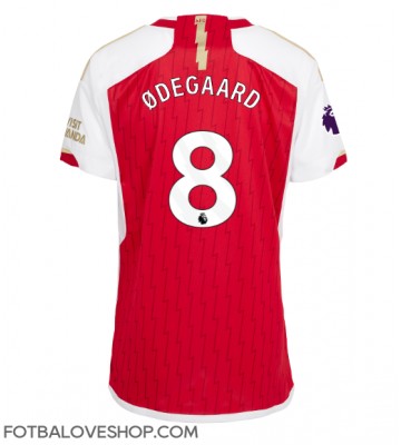Arsenal Martin Odegaard #8 Dámské Domácí Dres 2023-24 Krátký Rukáv