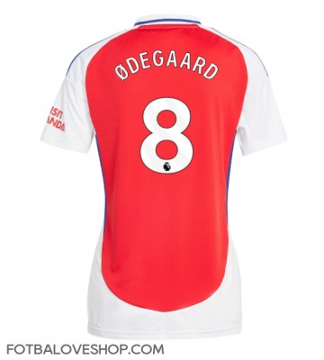 Arsenal Martin Odegaard #8 Dámské Domácí Dres 2024-25 Krátký Rukáv