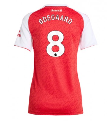 Arsenal Martin Odegaard #8 Dámské Domácí Dres 2025-26 Krátký Rukáv