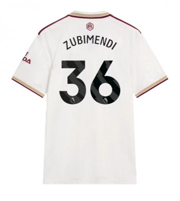 Arsenal Martin Zubimendi #36 Alternativní Dres 2025-26 Krátký Rukáv