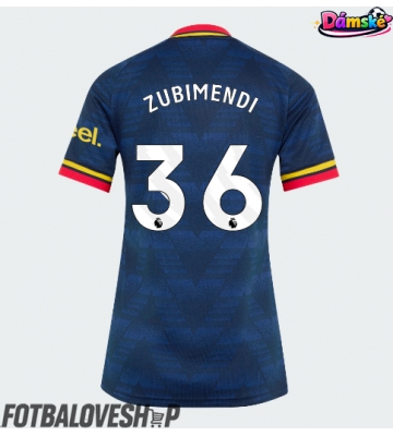Arsenal Martin Zubimendi #36 Dámské Venkovní Dres 2026-27 Krátký Rukáv