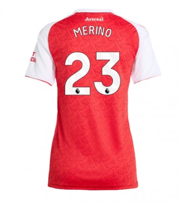 Arsenal Mikel Merino #23 Dámské Domácí Dres 2025-26 Krátký Rukáv