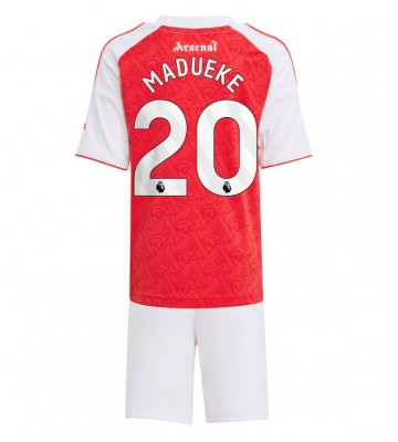 Arsenal Noni Madueke #20 Dětské Domácí Dres 2025-26 Krátký Rukáv (+ trenýrky)