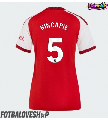 Arsenal Piero Hincapie #5 Dámské Domácí Dres 2026-27 Krátký Rukáv