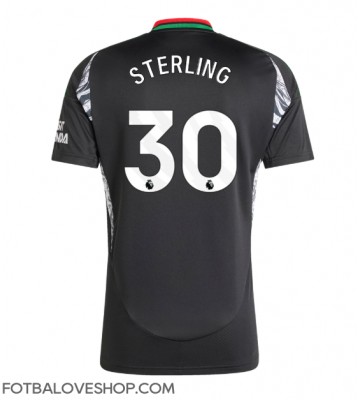 Arsenal Raheem Sterling #30 Venkovní Dres 2024-25 Krátký Rukáv