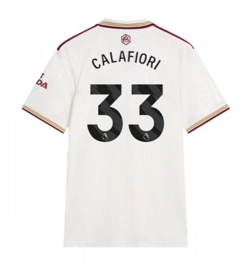 Arsenal Riccardo Calafiori #33 Alternativní Dres 2025-26 Krátký Rukáv