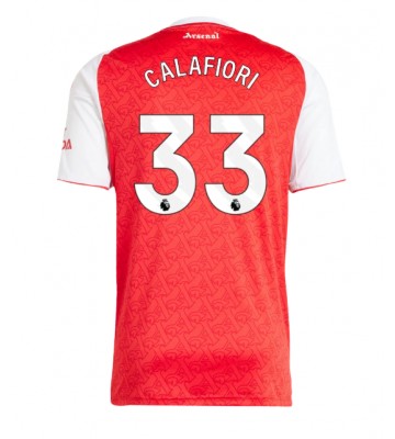 Arsenal Riccardo Calafiori #33 Domácí Dres 2025-26 Krátký Rukáv