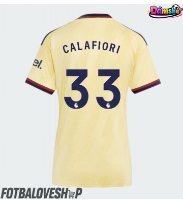 Arsenal Riccardo Calafiori #33 Dámské Alternativní Dres 2026-27 Krátký Rukáv
