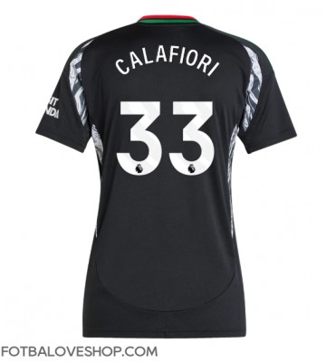 Arsenal Riccardo Calafiori #33 Dámské Venkovní Dres 2024-25 Krátký Rukáv