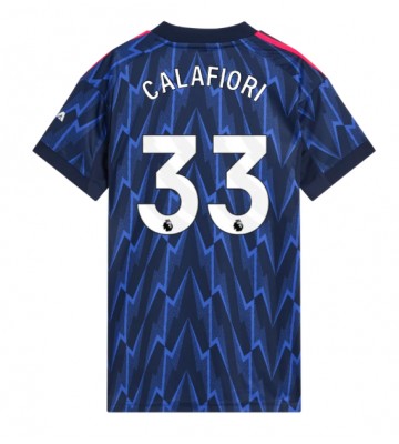 Arsenal Riccardo Calafiori #33 Dámské Venkovní Dres 2025-26 Krátký Rukáv