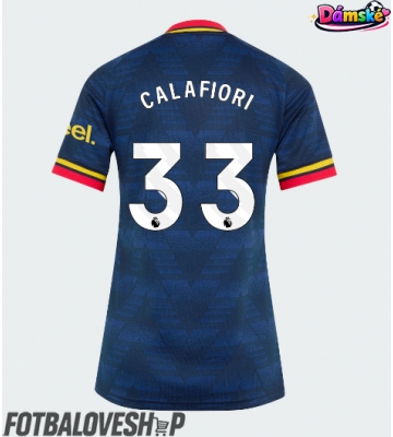 Arsenal Riccardo Calafiori #33 Dámské Venkovní Dres 2026-27 Krátký Rukáv