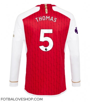 Arsenal Thomas Partey #5 Domácí Dres 2023-24 Dlouhý Rukáv