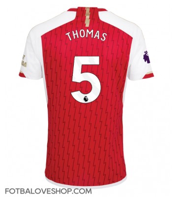 Arsenal Thomas Partey #5 Domácí Dres 2023-24 Krátký Rukáv