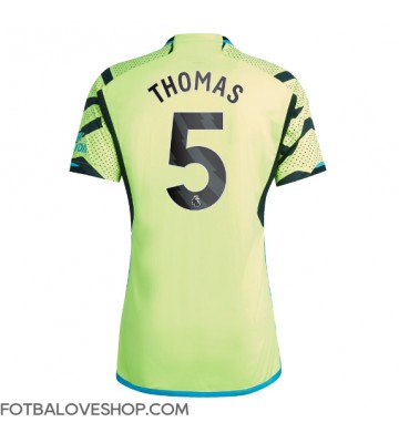 Arsenal Thomas Partey #5 Venkovní Dres 2023-24 Krátký Rukáv