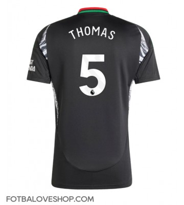 Arsenal Thomas Partey #5 Venkovní Dres 2024-25 Krátký Rukáv